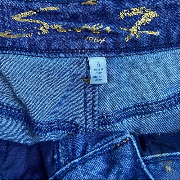 Seven7 Women's Weekend Short Size‎ 4 Raw Hem Stretch - Picture 4 of 8